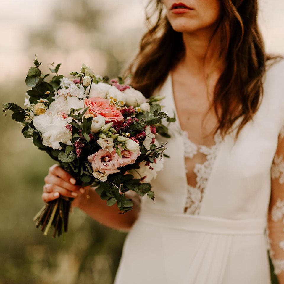 Bouquet de mariée, mariage, Nîmes, fleuriste