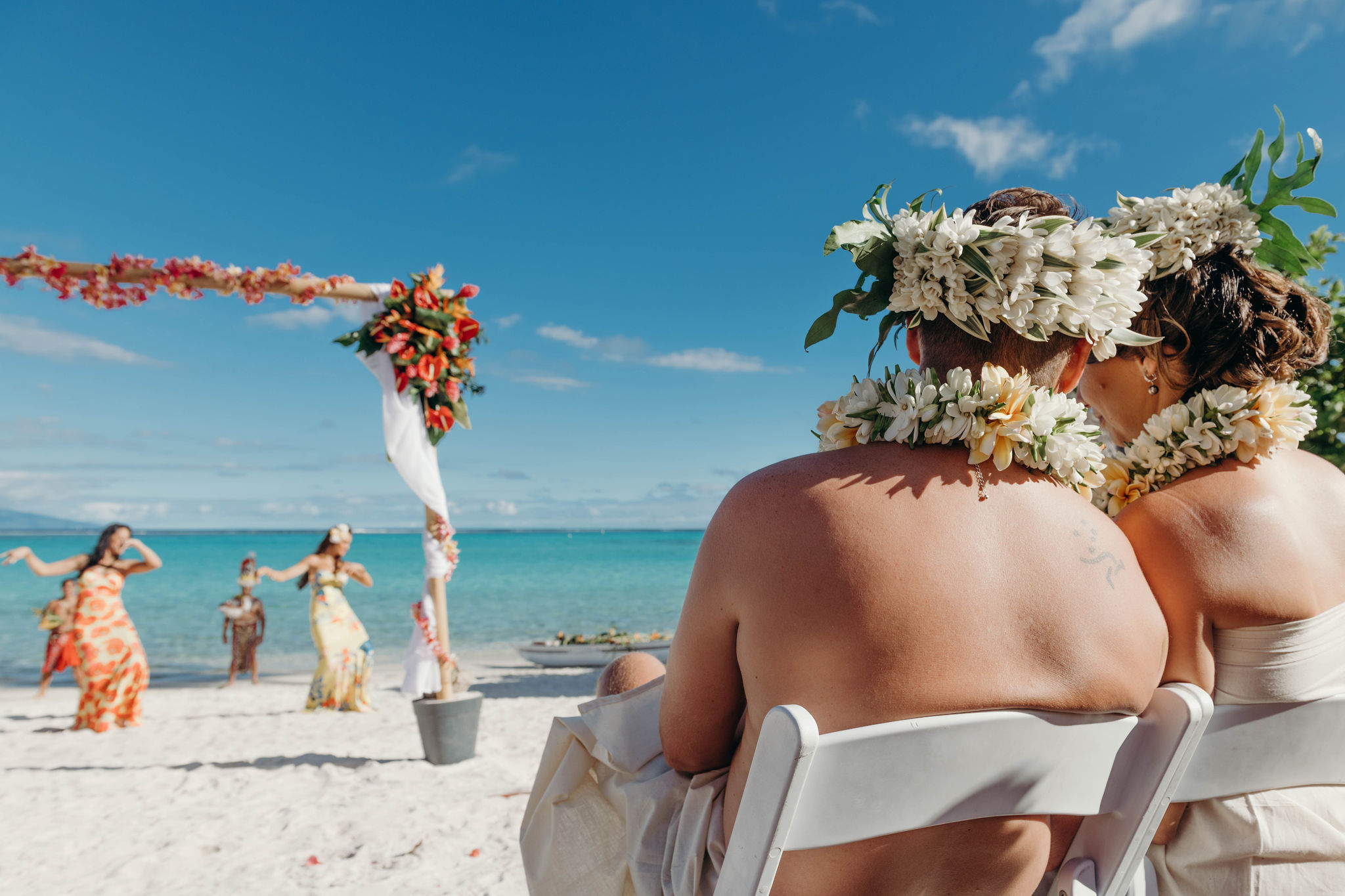 Mariage original Tahiti, cérémonie laïque, mariage plage, mariage Tahiti