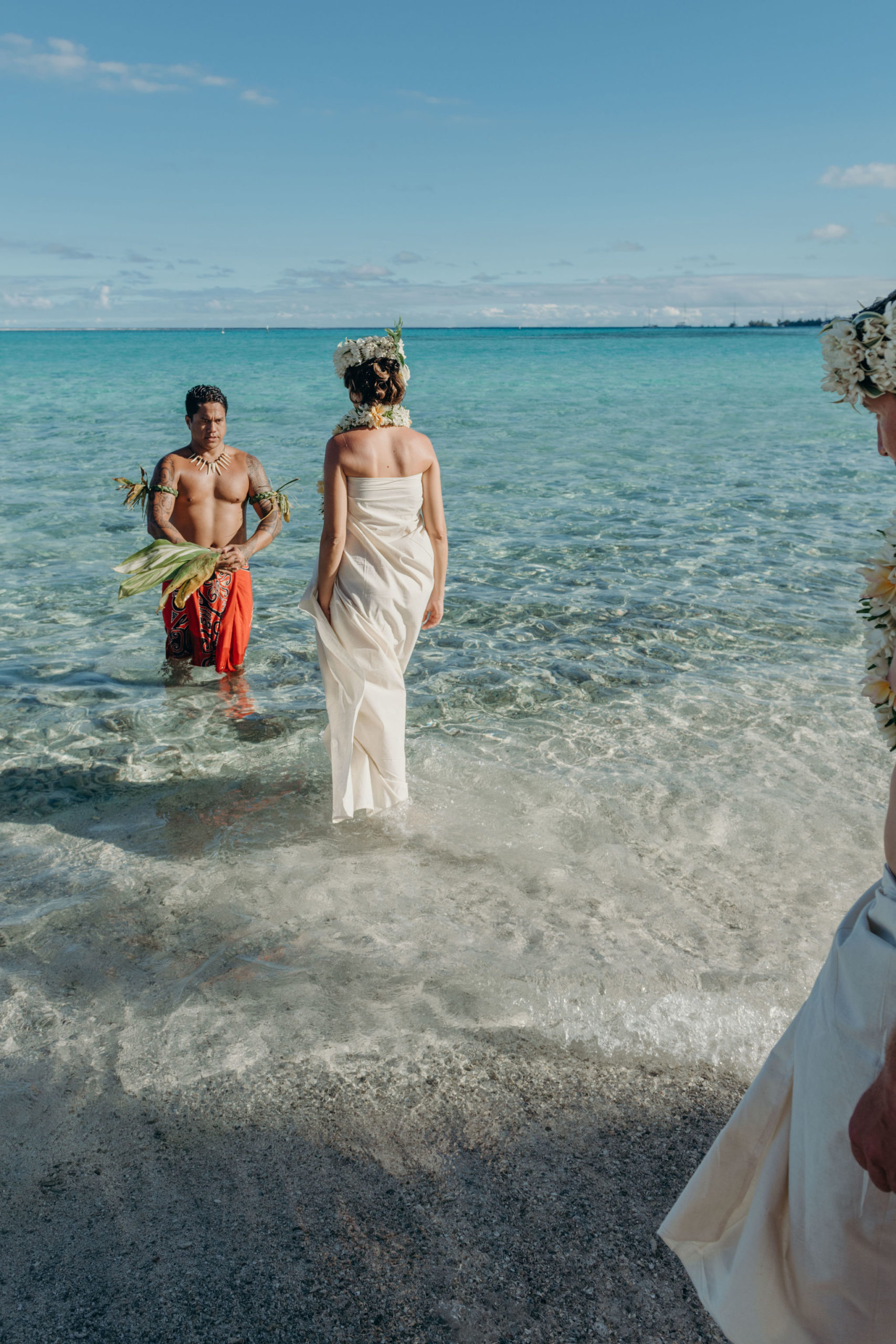 mariage tahiti, cérémonie laïque, offrande