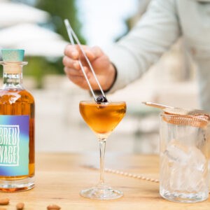 amandes, cocktail événements, bouteille cocktail préparée pour événements, boisson alcoolisée, boisson mariage, boisson préparée livraison bouteille
