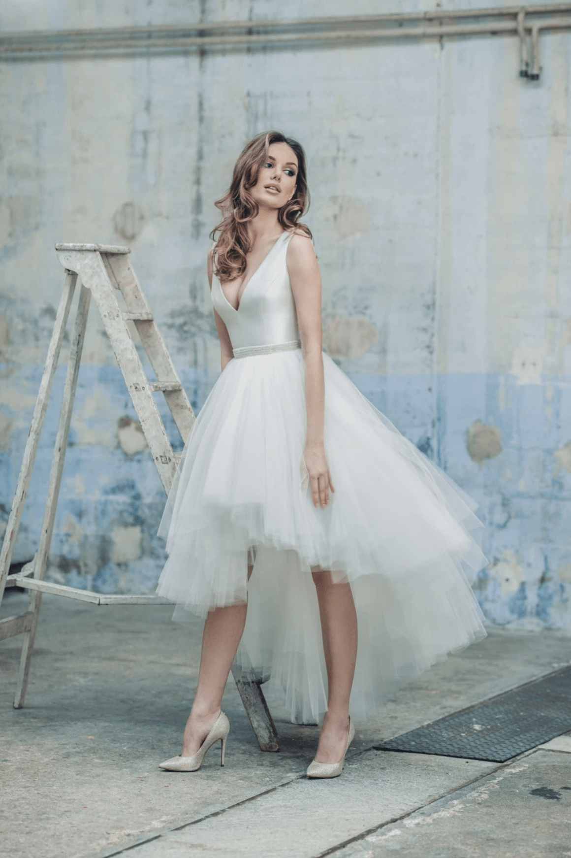 robe de mariée courte, tulle, Margaux Mariage Alès, collection 2023