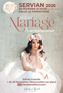 salon du mariage Béziers, salle de la Parenthèse à Servian, les 28 février et 1er mars 2026, salon du mariage Hérault, salon du mariage Occitanie