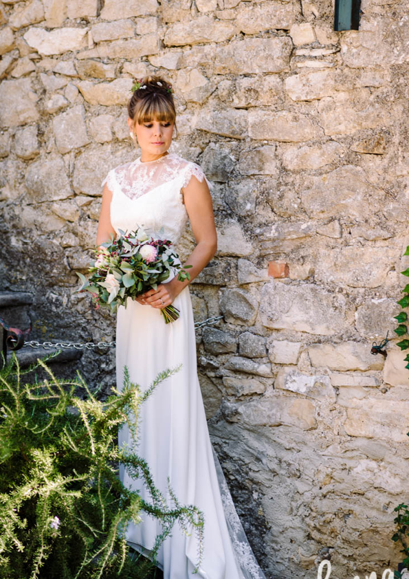 mariée, bouquet de fleurs, photo mariage, robe de mariée, témoignage de mariés