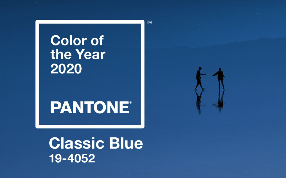 La couleur de l&rsquo;année 2020, Classic Blue