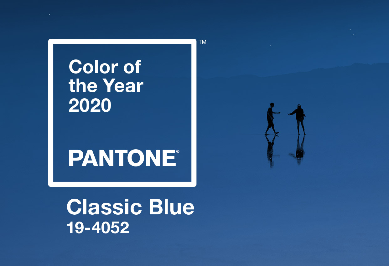 La couleur de l&rsquo;année 2020, Classic Blue