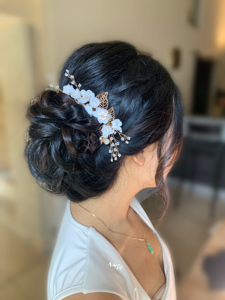 Chignon mariee par Moovcoiffure34 768x1024