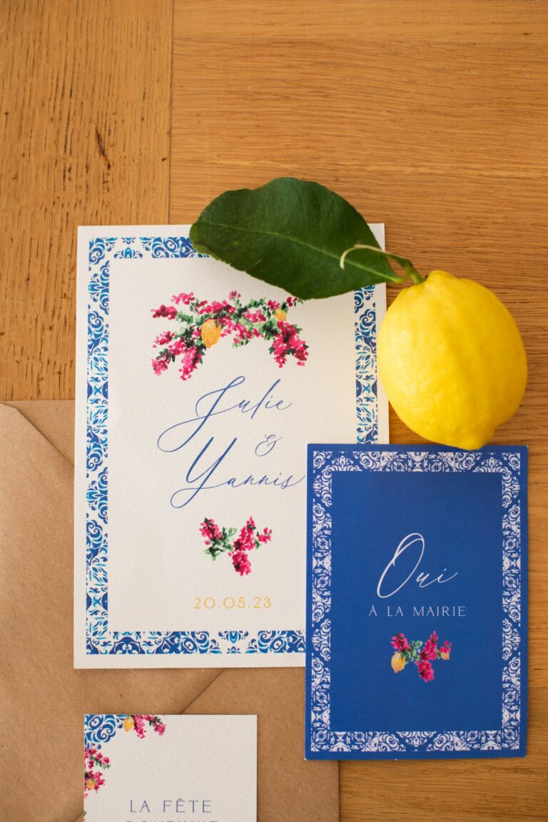 Invitations mariage La Papeta Lucette Beziers Papeterie mariage scaled 1 768x1152