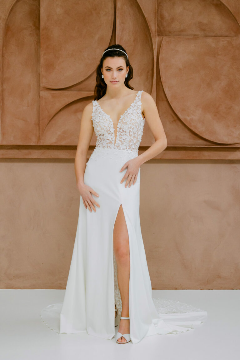 Marylise Bridal robe de mariee Lourdes boutiquelEcrin Blanc Perpignan scaled 1 768x1152