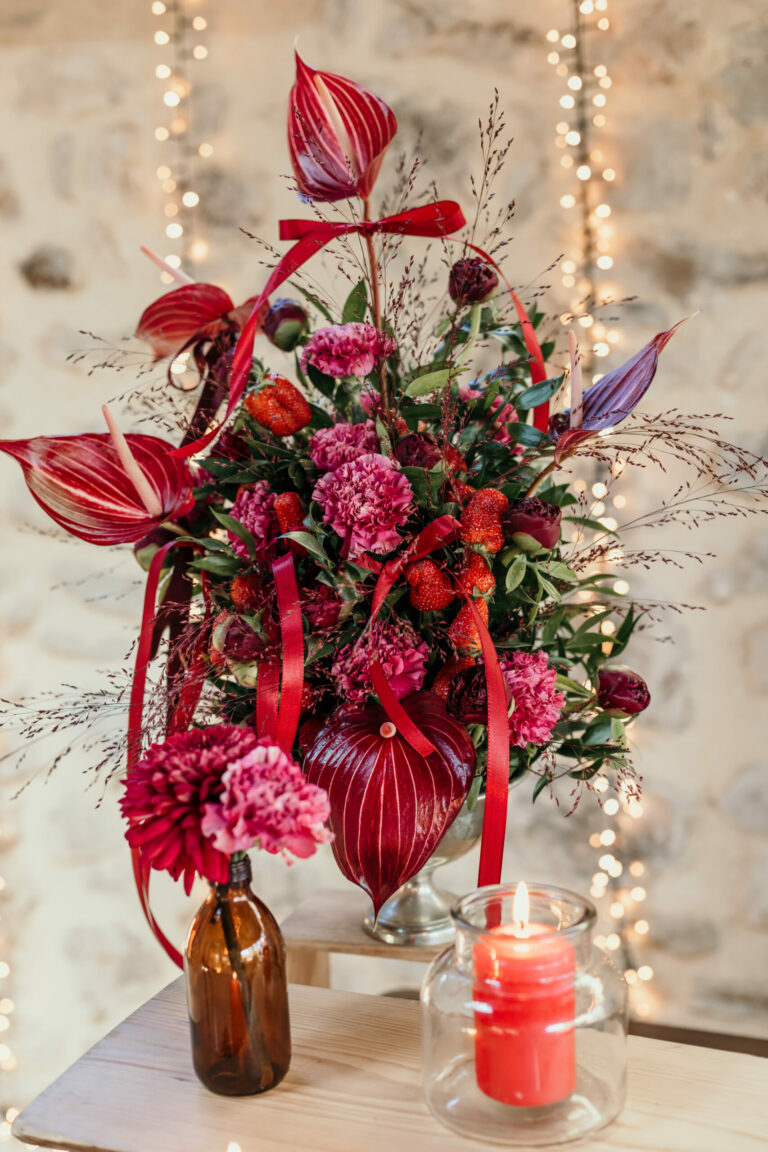 composition florale Atelier Bloomday fleuriste Nimes Montpellier Magazine Mariage Beaute scaled 1 768x1152