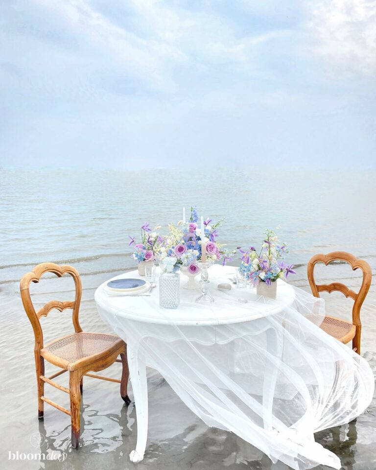 decoration florale mariage plage Atelier Bloomday fleuriste Montpellier Nimes 768x960