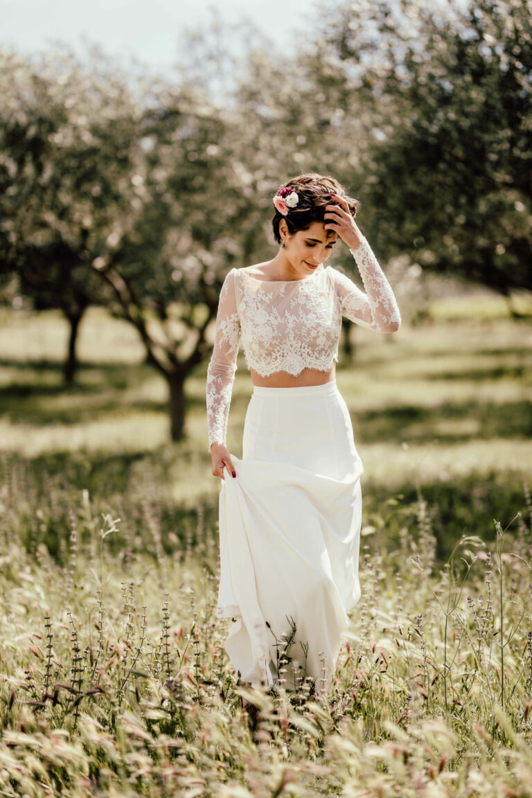 robe de mariee deux pieces creatrice de robes a Montpellier Atelier Twenty Six creations sur mesure scaled 1 768x1152